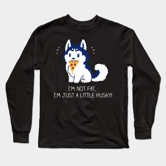 LITTLE HUSKY Long Sleeve T-Shirt by CloudyStars